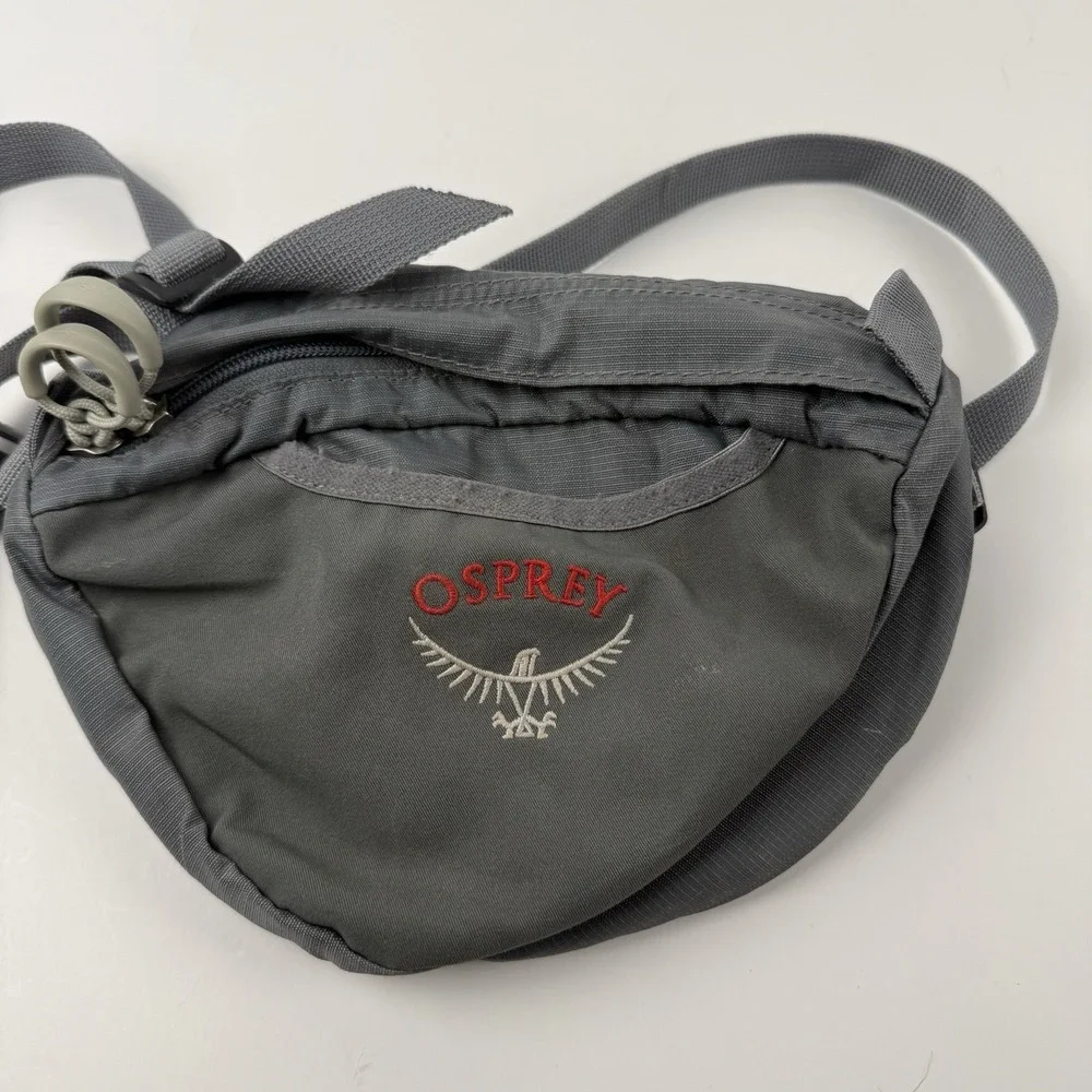 Osprey Grab Bag Fanny Waist Pack Ultralight Light Gray Hiking Hike Trail Travel